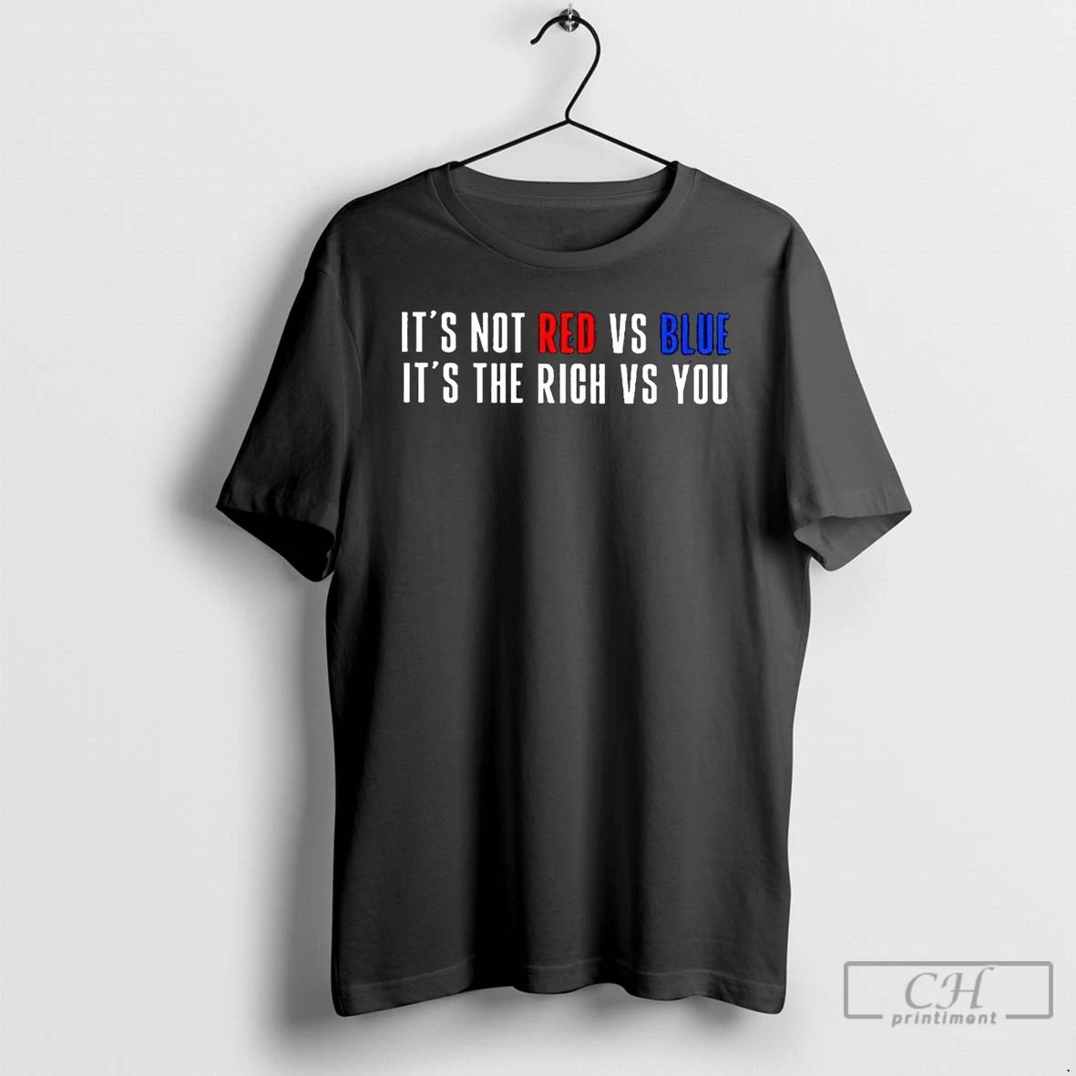 Classic Its Not Red Vs Blue Its The Right Vs You T Shirts
