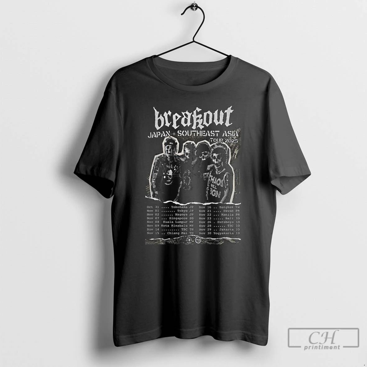 Classic Breakout Japan Southeast Asia Tour 2025 Long Sleve T Shirts
