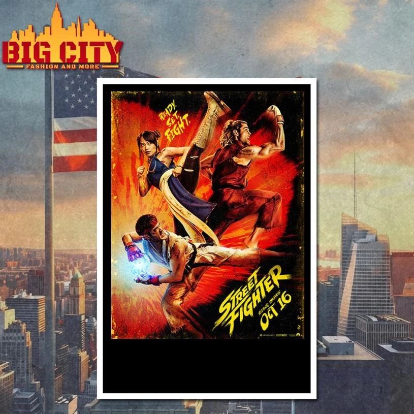 Street Fighter Movie 2026 Ready Set Fight In Theaters October 16 2026 Poster Shirt