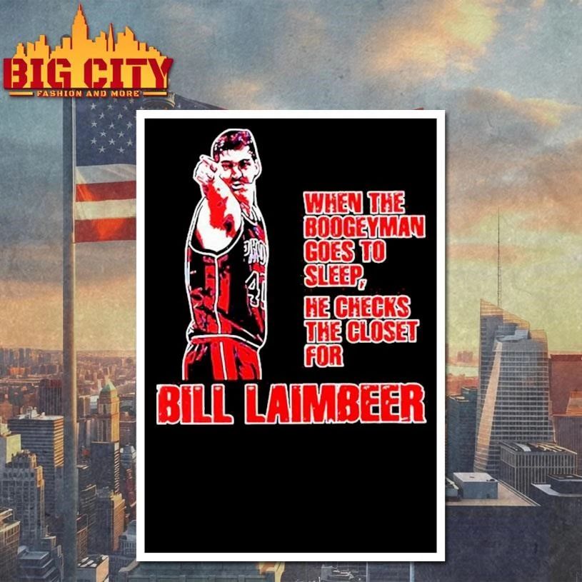 Bill Laimbeer Detroit Pistons NBA Graphic Shirt