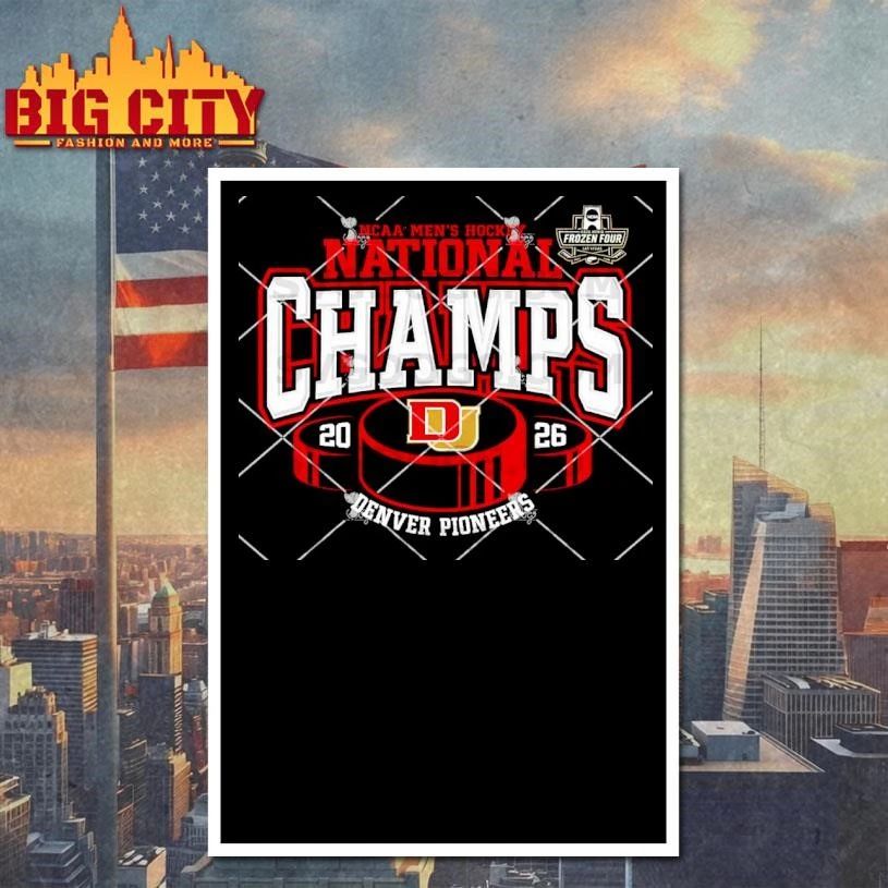 Denver 2026 NCAA Men’s Ice Hockey National Champions Graphic Shirt