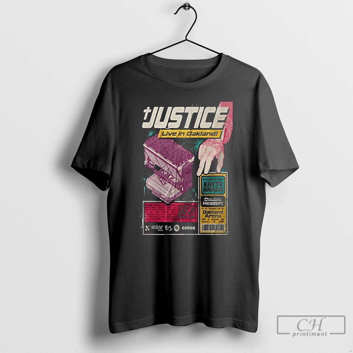 Classic Justice Oct 22 2025 Oakland Arena In Oakland Ca T Shirts