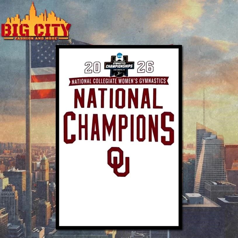 Oklahoma Sooners Gymnastics National Champs 2026 shirt