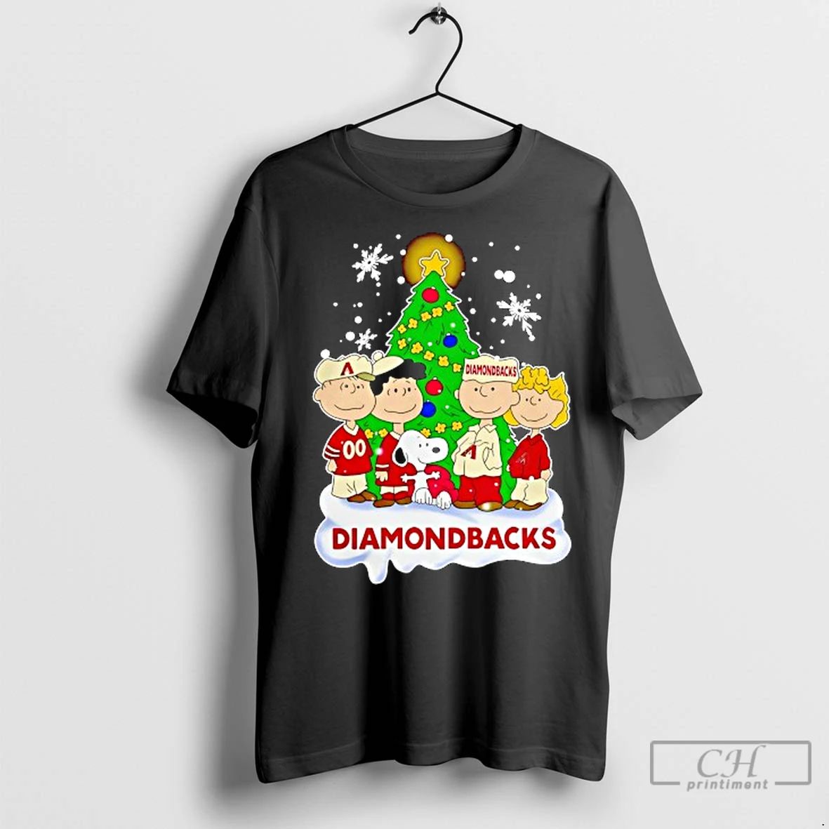 Classic Peanuts Characters Arizona Diamondbacks Christmas