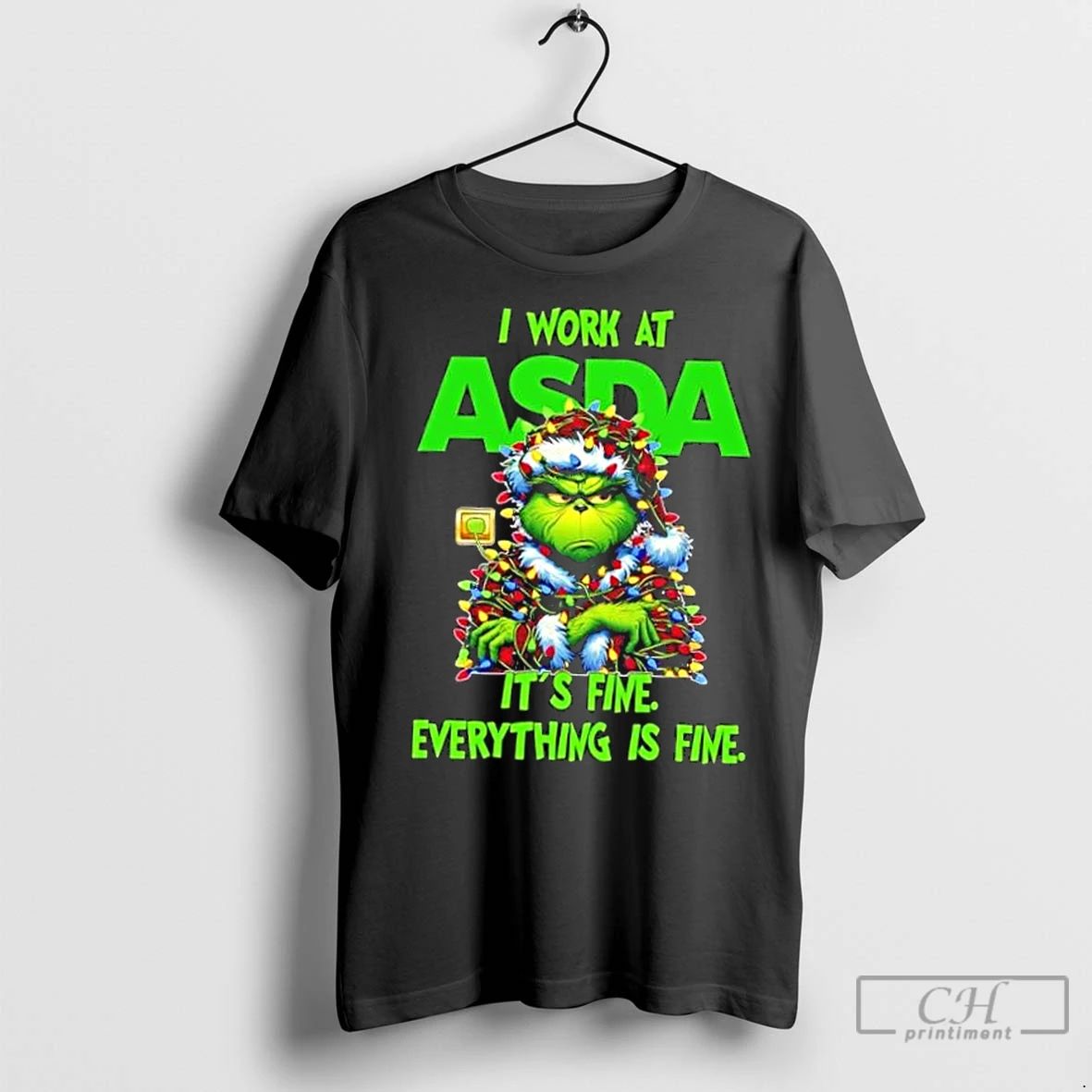 Classic Grinch Christmas Tree X Asda I Work At Its Fine Everything Is Fine