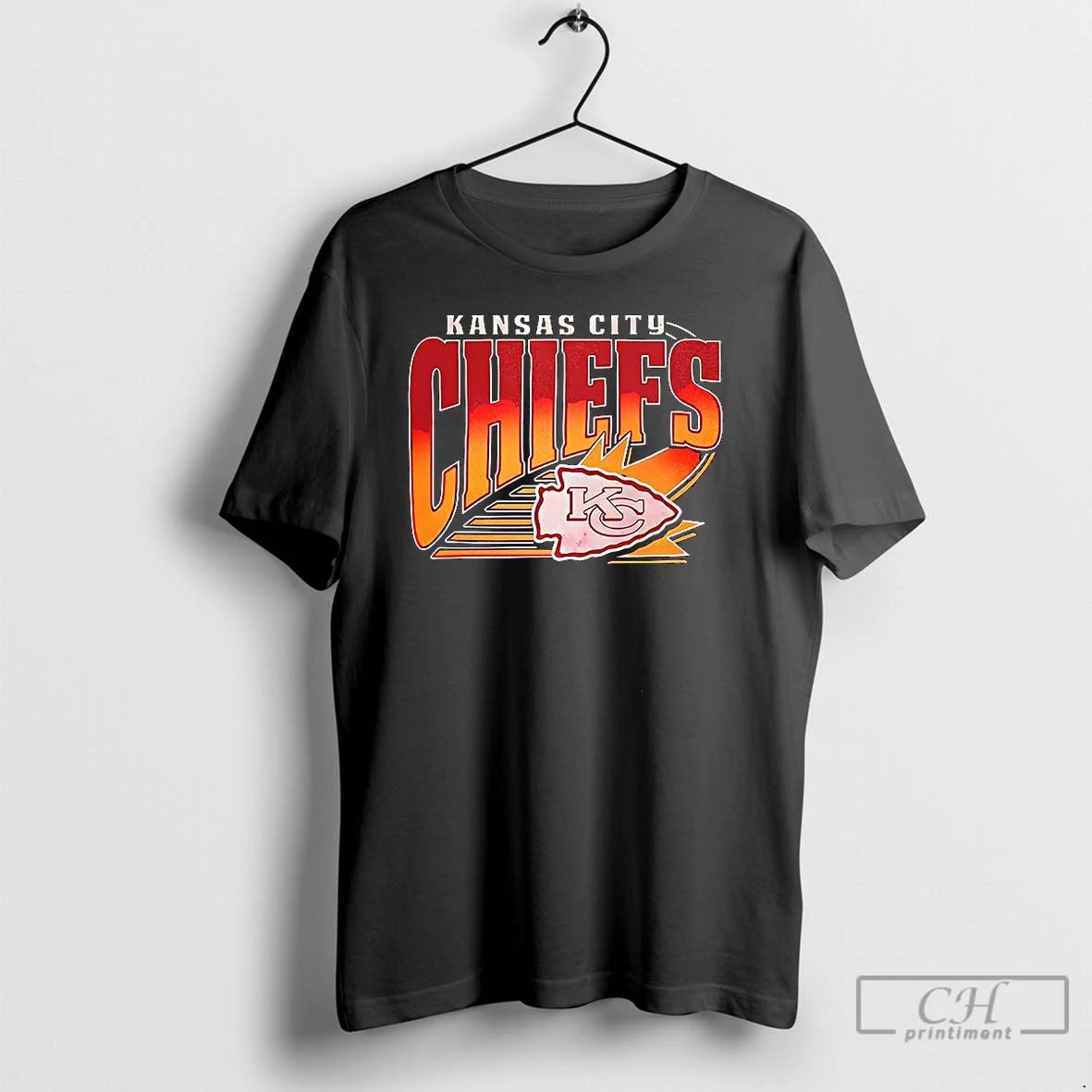 Classic Kansas City Chiefs Red Logo T Shirts