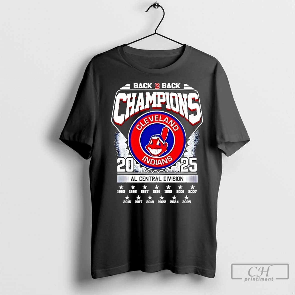 Classic Cleveland Indians Back 2 Back Champions Al Central Division 2025