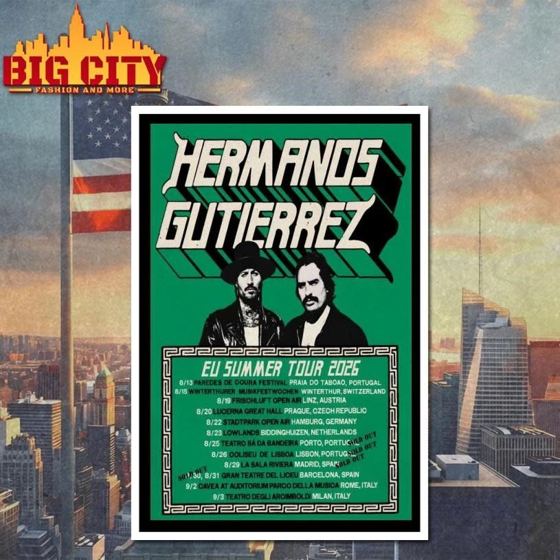 Hermanos Gutiérrez EU Summer 2026 Shows Poster Shirt