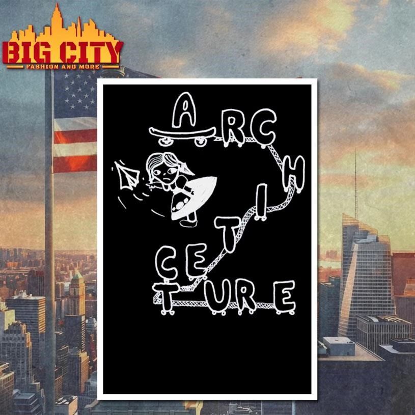 Travis Scott Cactus Jack X Virgil Abloh Arch Skate Rail Shirt