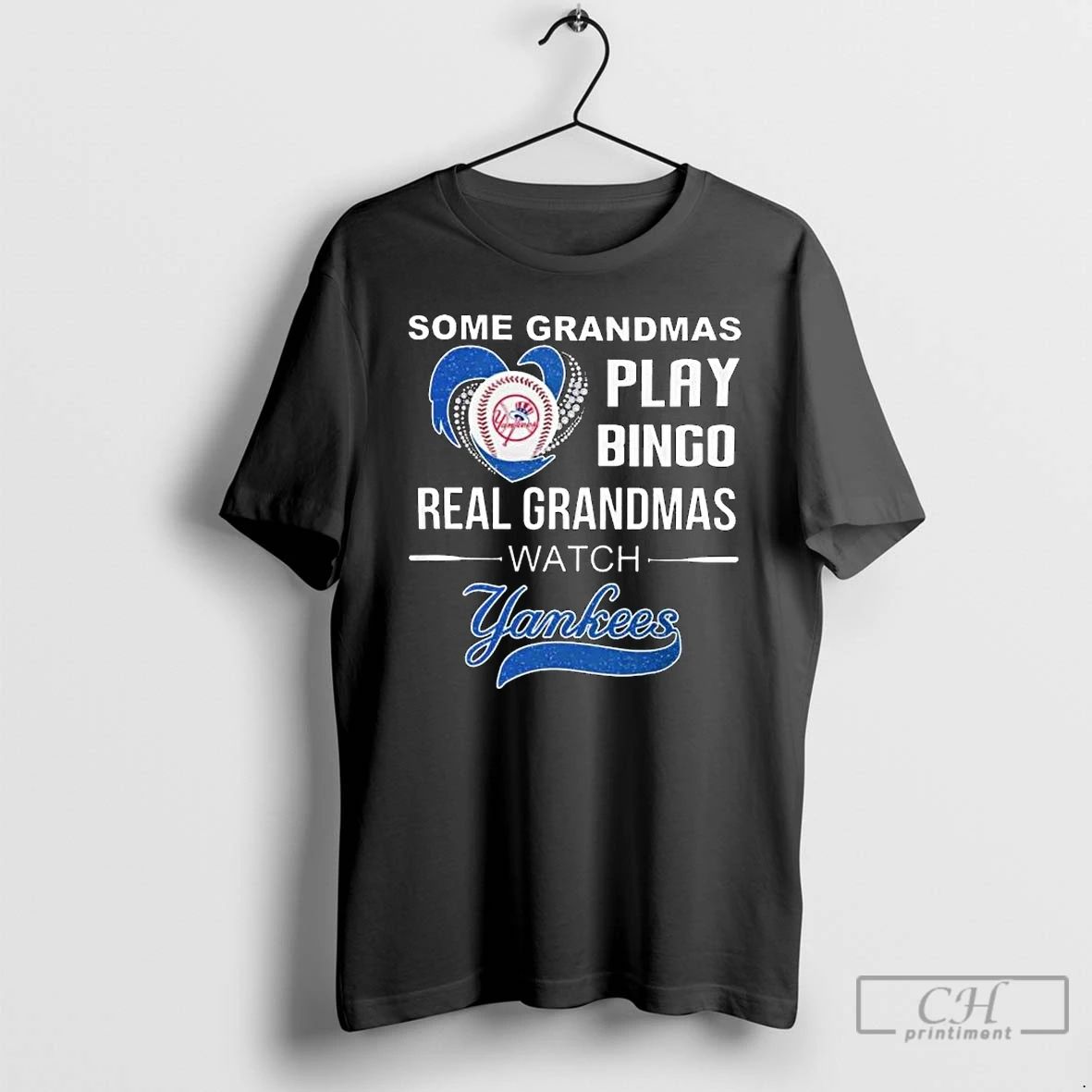 Classic Some Grandmas Play Bingo Real Grandmas Watch New York Yankees 2025 Long Sleve