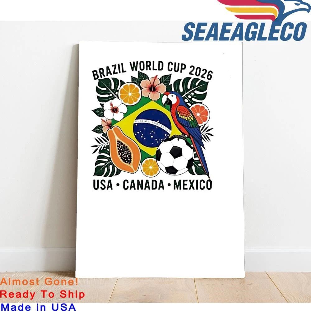Brazil World Cup 2026 Usa Canada Mexico Tournament Shirt