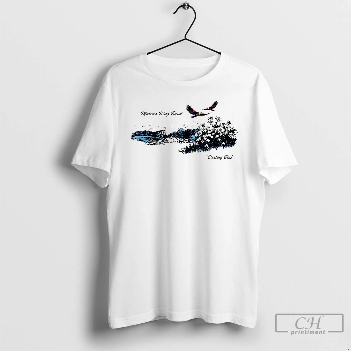 Classic Marcus King Band Darling Blue 2025 T Shirts