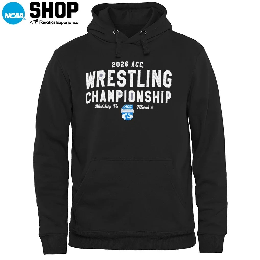 2026 ACC Wrestling Champions Blacksburg Va March 8 T-Shirt