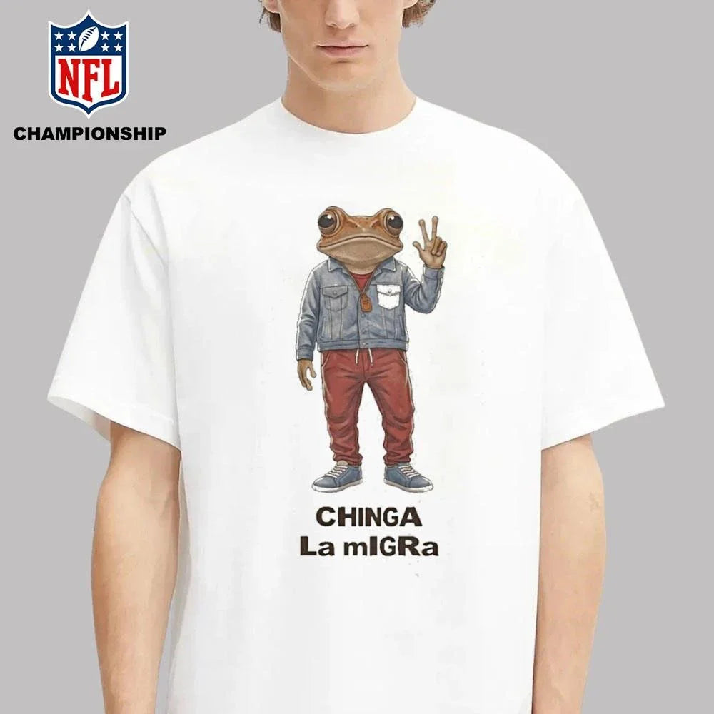 2026 Chinga La Migra Ice Out Frog Shirt