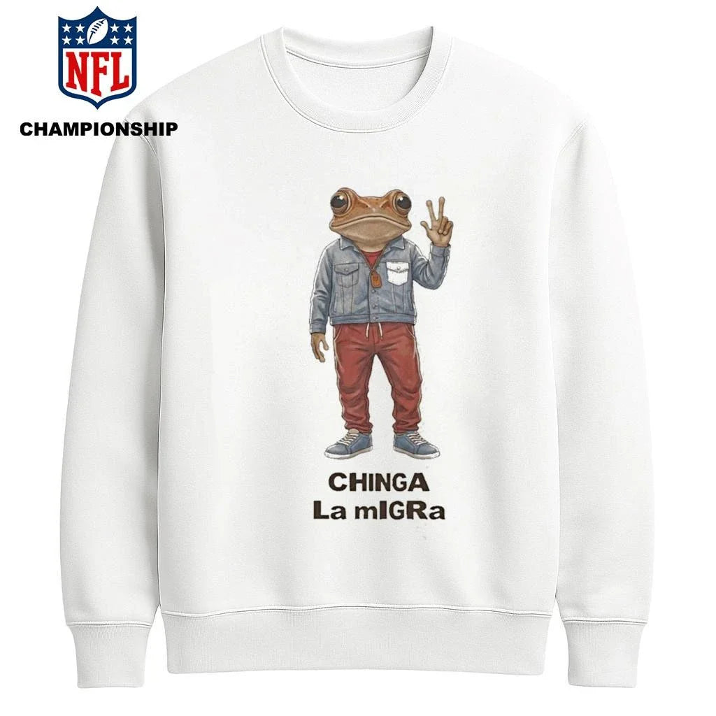 2026 Chinga La Migra Ice Out Frog Shirt
