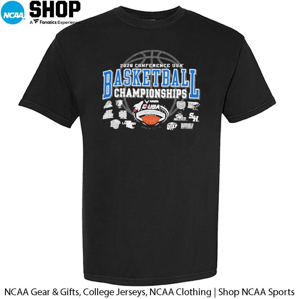 2026 Conference USA Basketball Champions 12 Teams March 10-14 T-Shirt