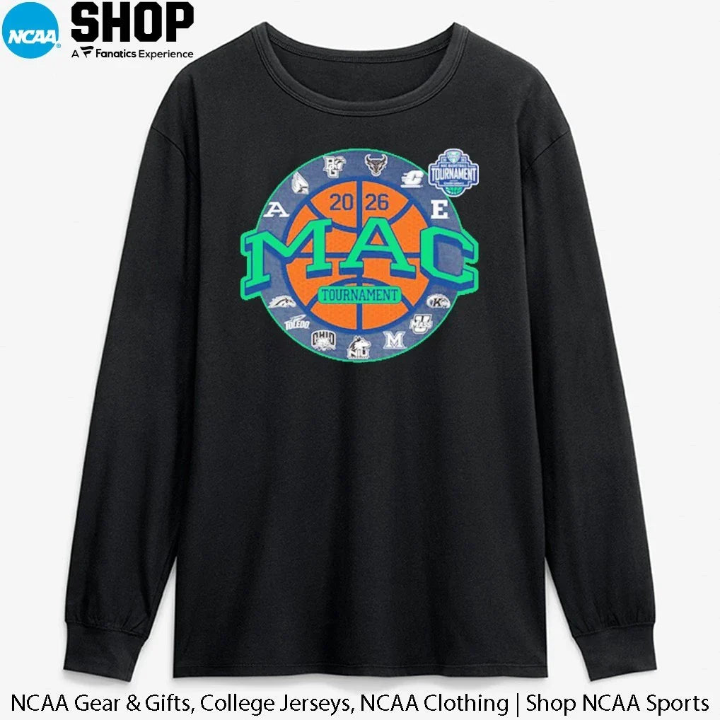 2026 MAC Basketball Tournament 13 Teams T-Shirt