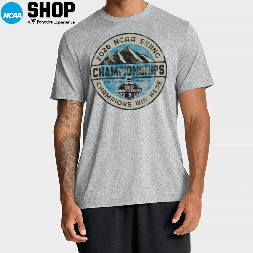 2026 NCAA Skiing Championships Park City Ut March 11-14 Champions Win Here T-Shirt