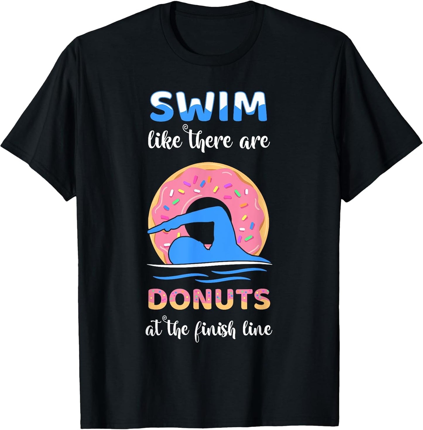 Funny Swimmer Donut Lover Apparel