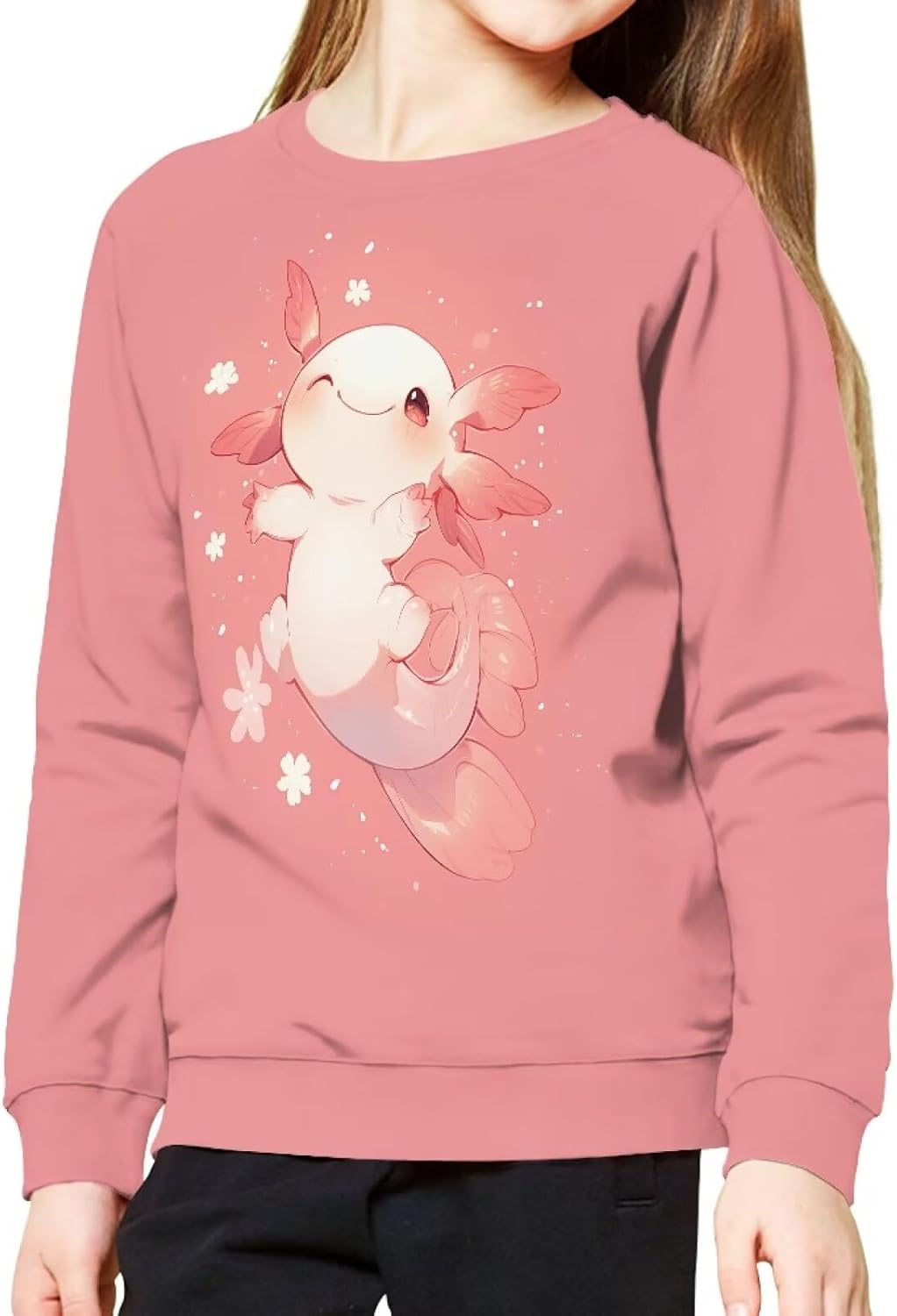 Girls Boys Sweatshirt Fall Outfit Kids Comfy Sweaters Pullover Tops 6-14 Years Old