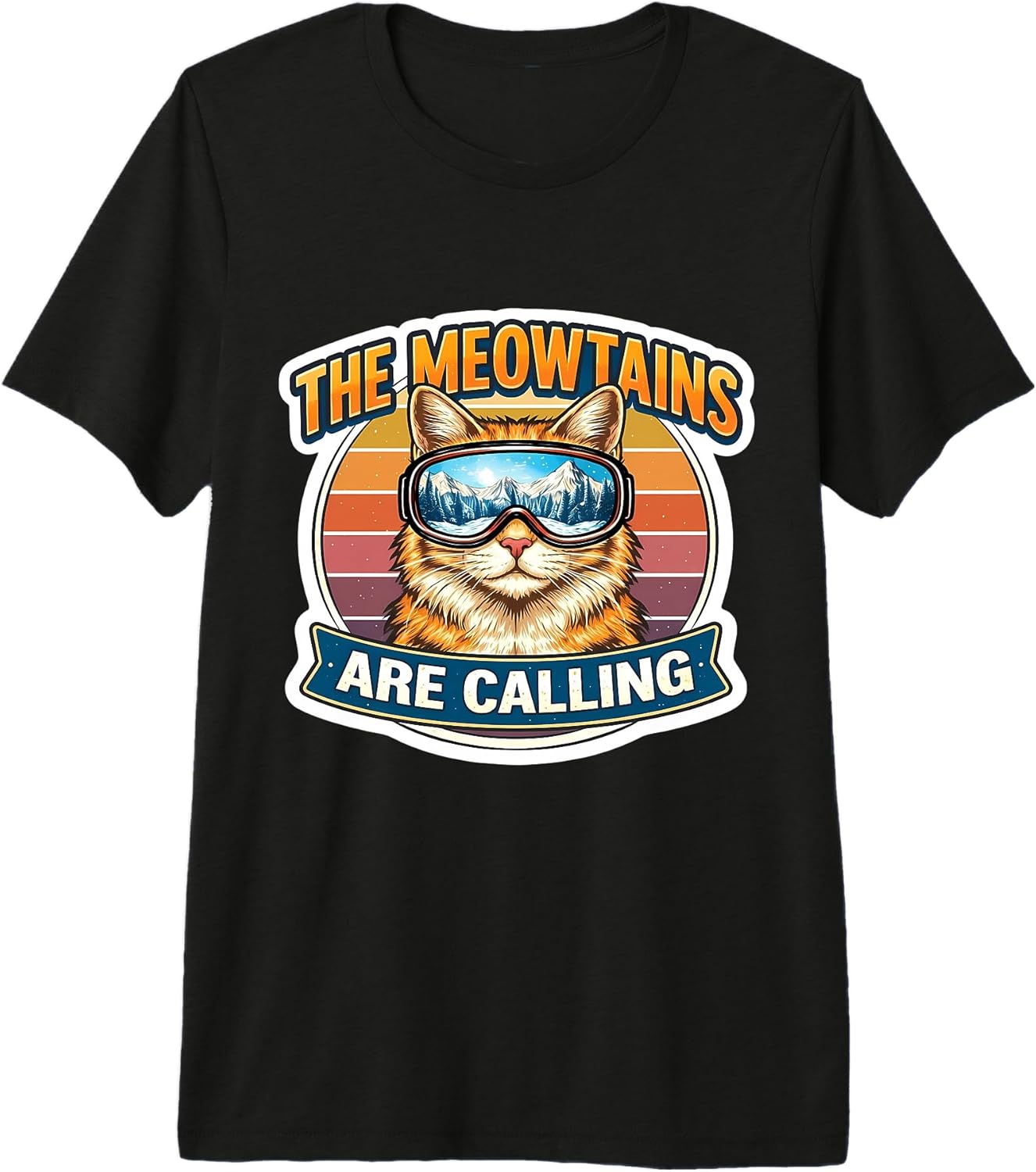 The Meowtains Are Calling Snowboard Ski Merch