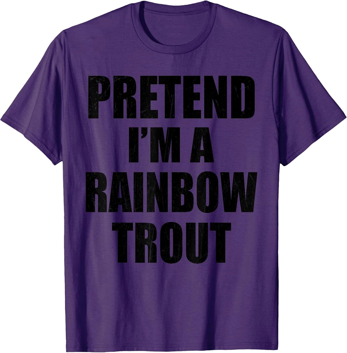 Matching Costume Pretend Im A RAINBOW TROUT Tees