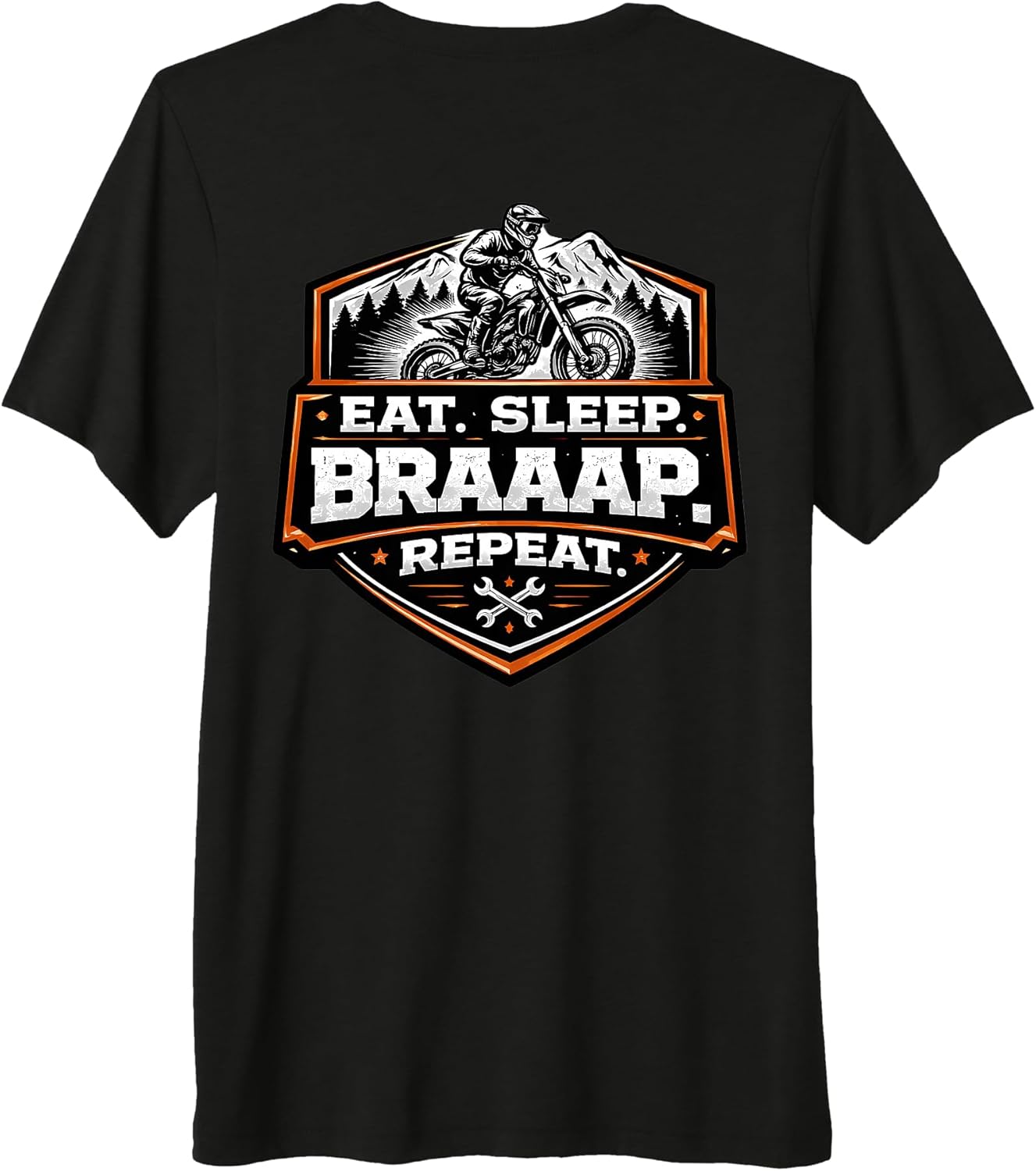 Eat Sleep Braaap Repeat Dirtbike Rider Merch