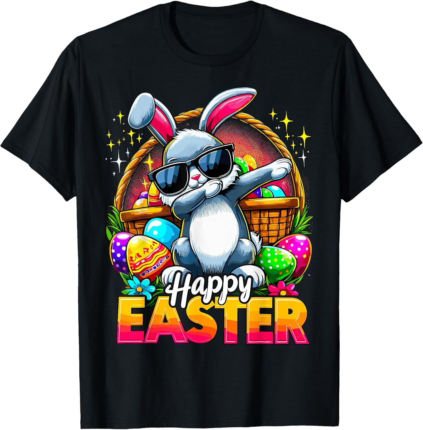 Funny Dabbing Rabbit Easter Day