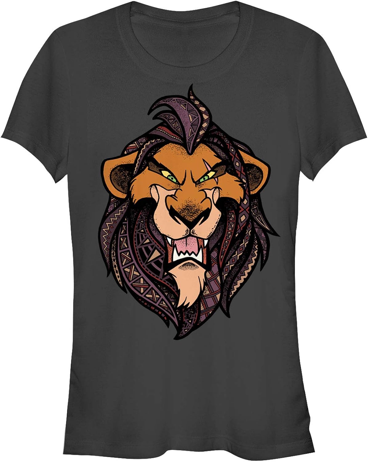 Junior's Lion King Grinning Scar Face T-Shirt