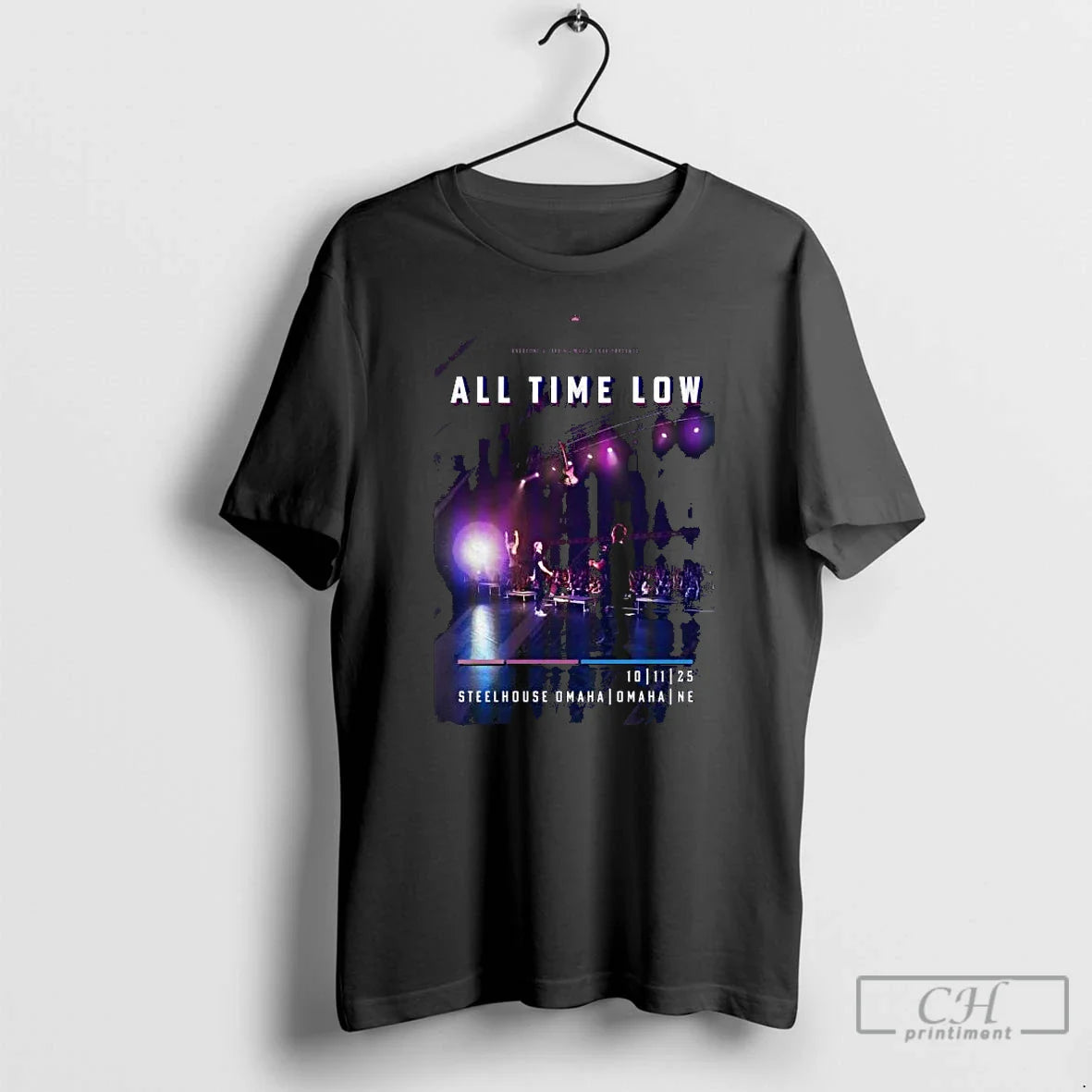Classic All Time Low October 11 2025 Steelhouse Omaha Ne Long Sleve T Shirts
