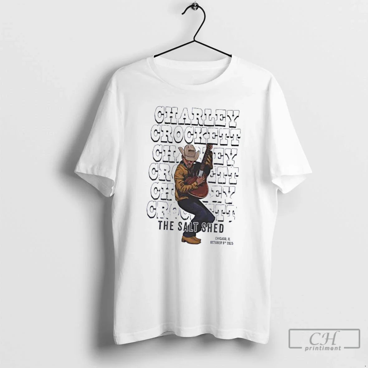 Classic Charley Crockett The Salt Shed Chicago Il 10 9 2025 T Shirts