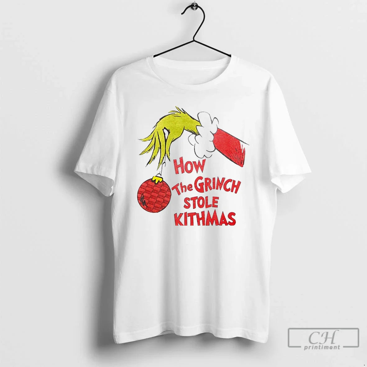 Classic Christmas How The Grinch Stole Kithmas White T Shirts