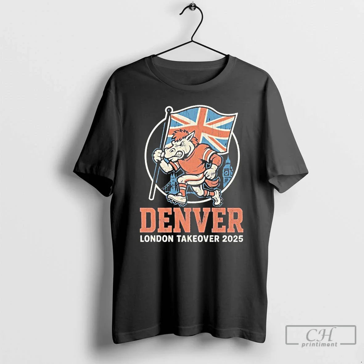 Classic Denver X London Game Takeover 2025 Vintage Football T Shirts