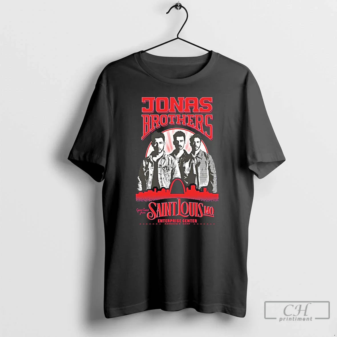 Classic Design Jonas Brothers Oct 12 2025 Saint Louis Mo Enterprise Center T Shirts