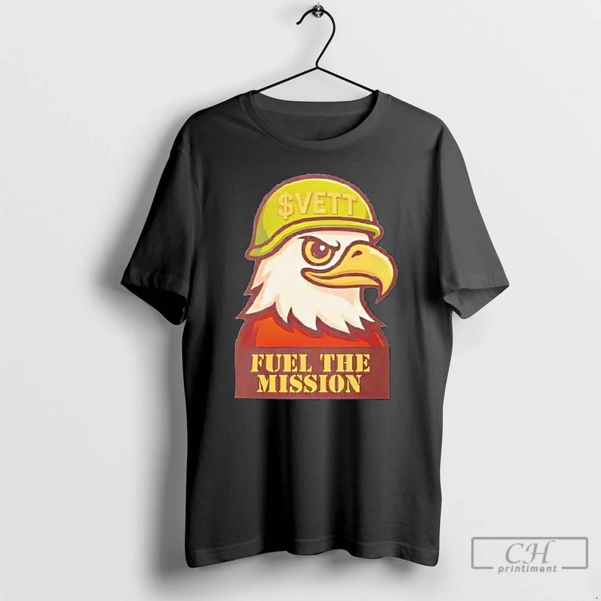 Classic Eagle Vett Fuel The Mission Long Sleve T Shirts