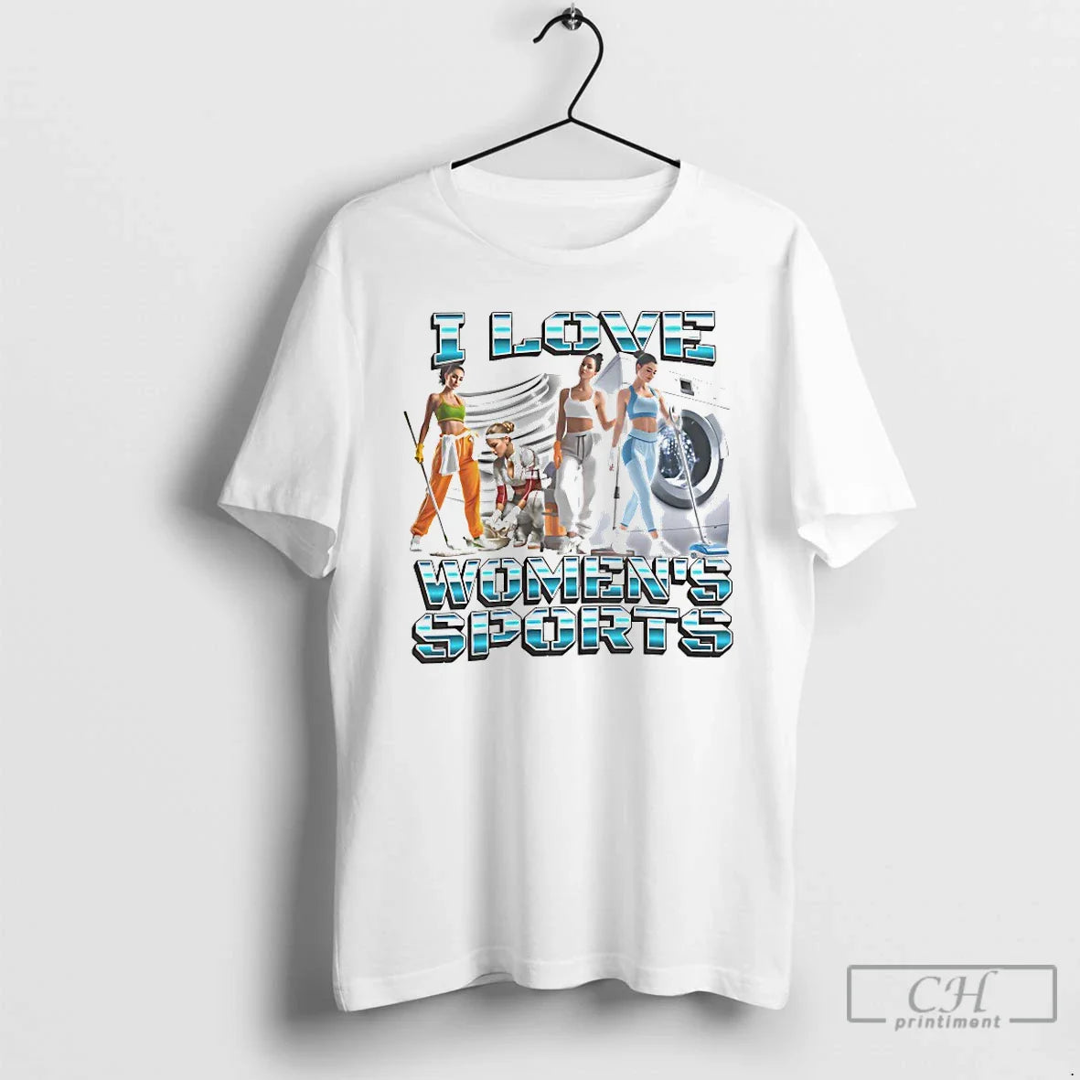 Classic Gym Girls I Love Womens Sports T Shirts
