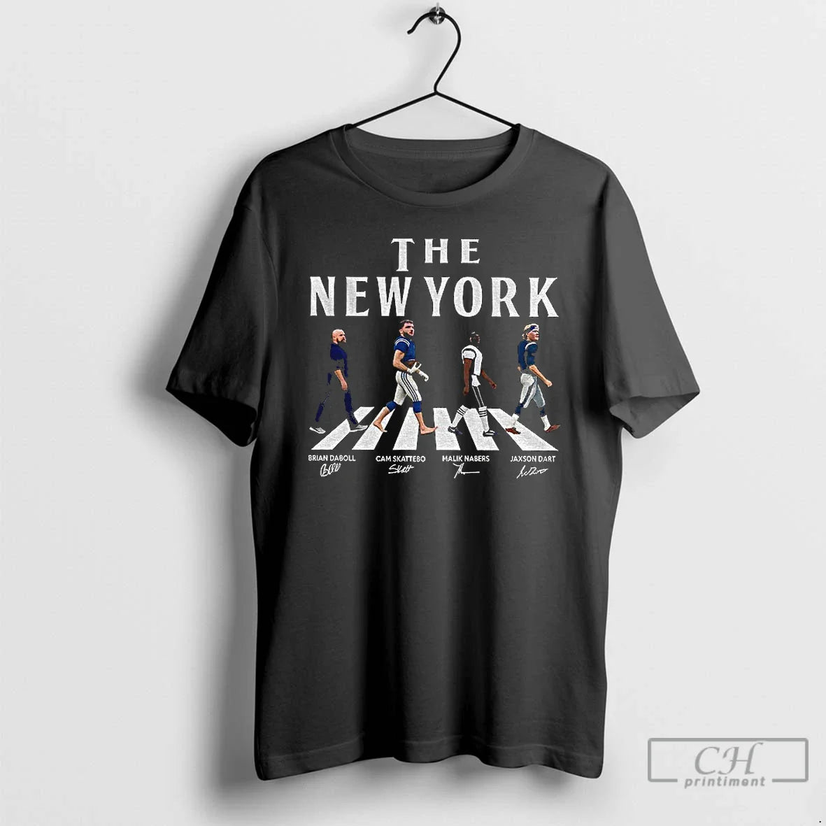 Classic Jaxson Dart Malik Nabers Cam Skattebo Brian Daboll The New York Giants Abbey Road