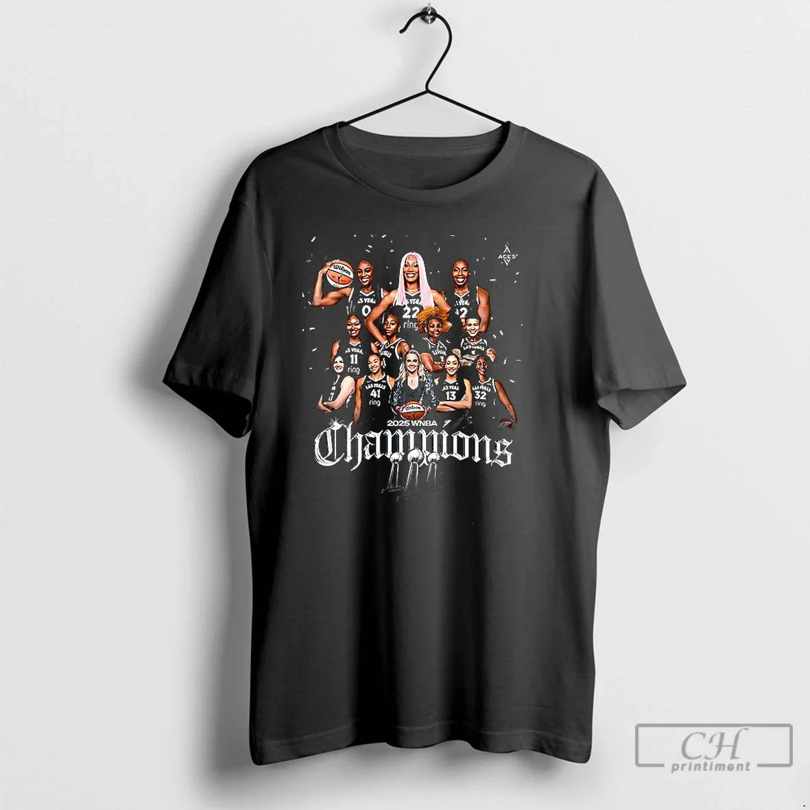 Classic Las Vegas Aces 2025 Wnba Champions T Shirts