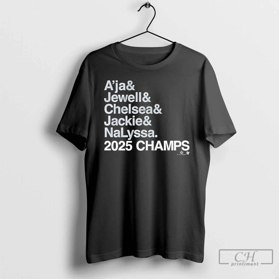Classic Las Vegas Aces Ampersand 2025 Champs T Shirts