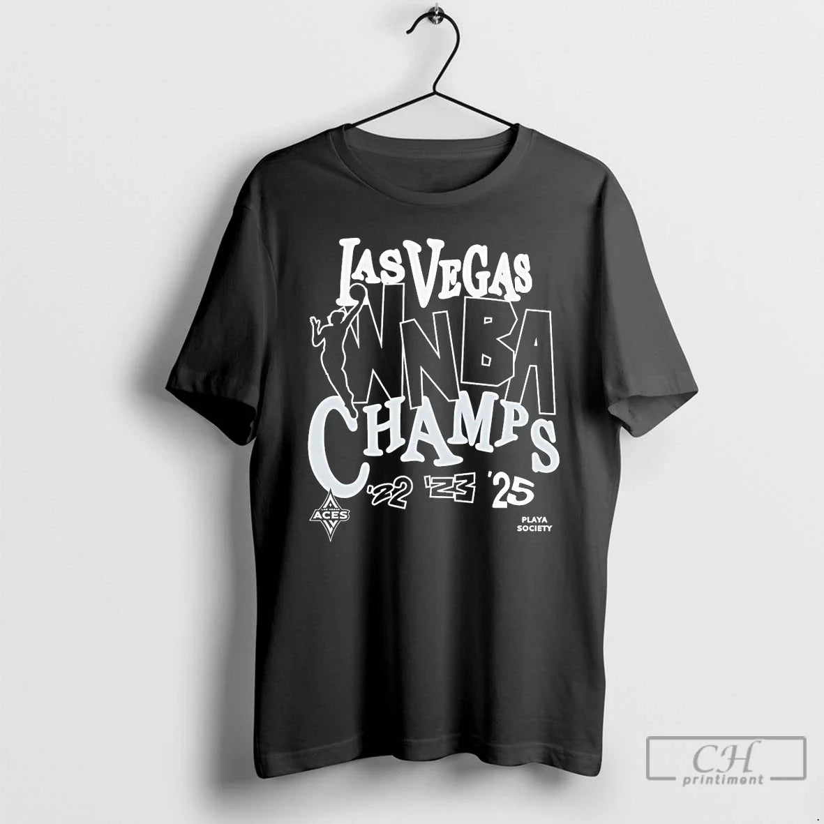 Classic Las Vegas Aces Playa Society 2025 Wnba Finals Champions T Shirts