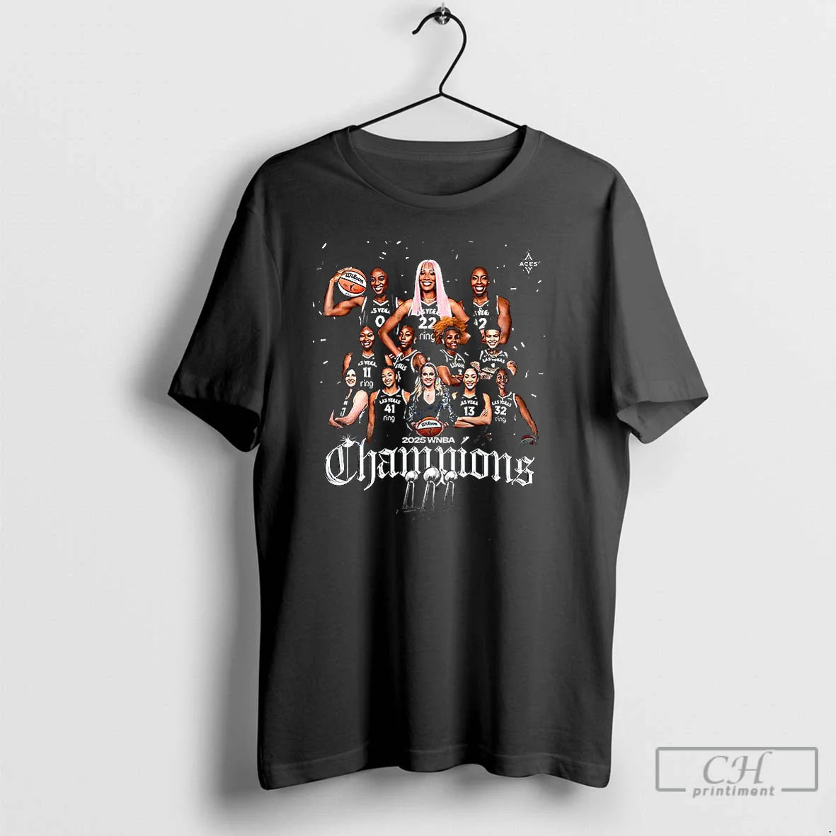 Classic Las Vegas Aces Teams 2025 Wnba Champions T Shirts