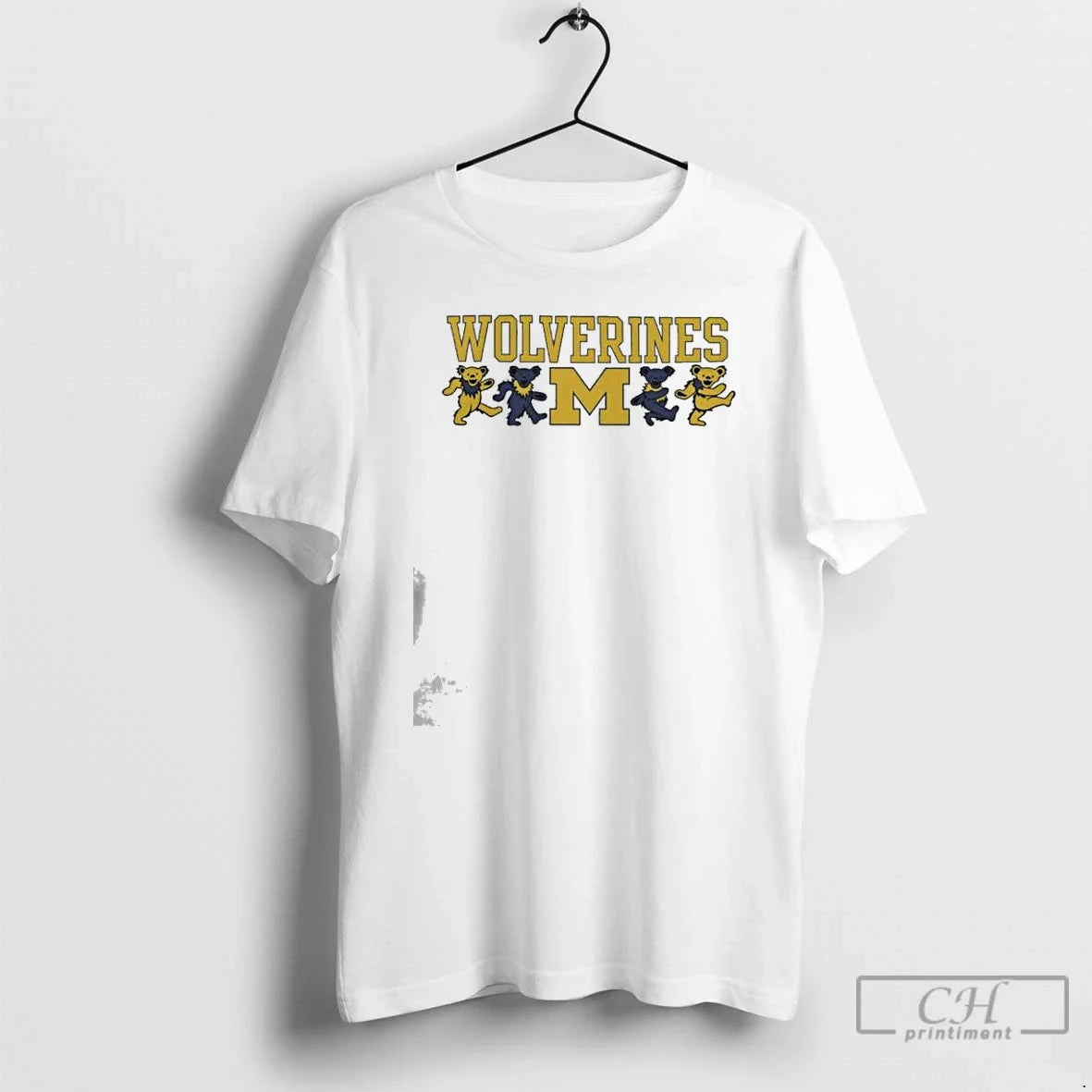 Classic Michigan Wolverines X Grateful Dead Mascot Bears 2025 T Shirts