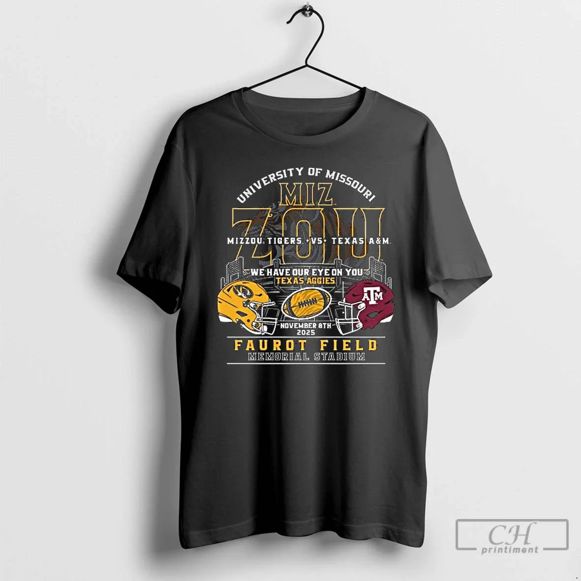 Classic Mizzou Tigers Vs Texas Am Game Day November 8 2025 Long Sleve T Shirts