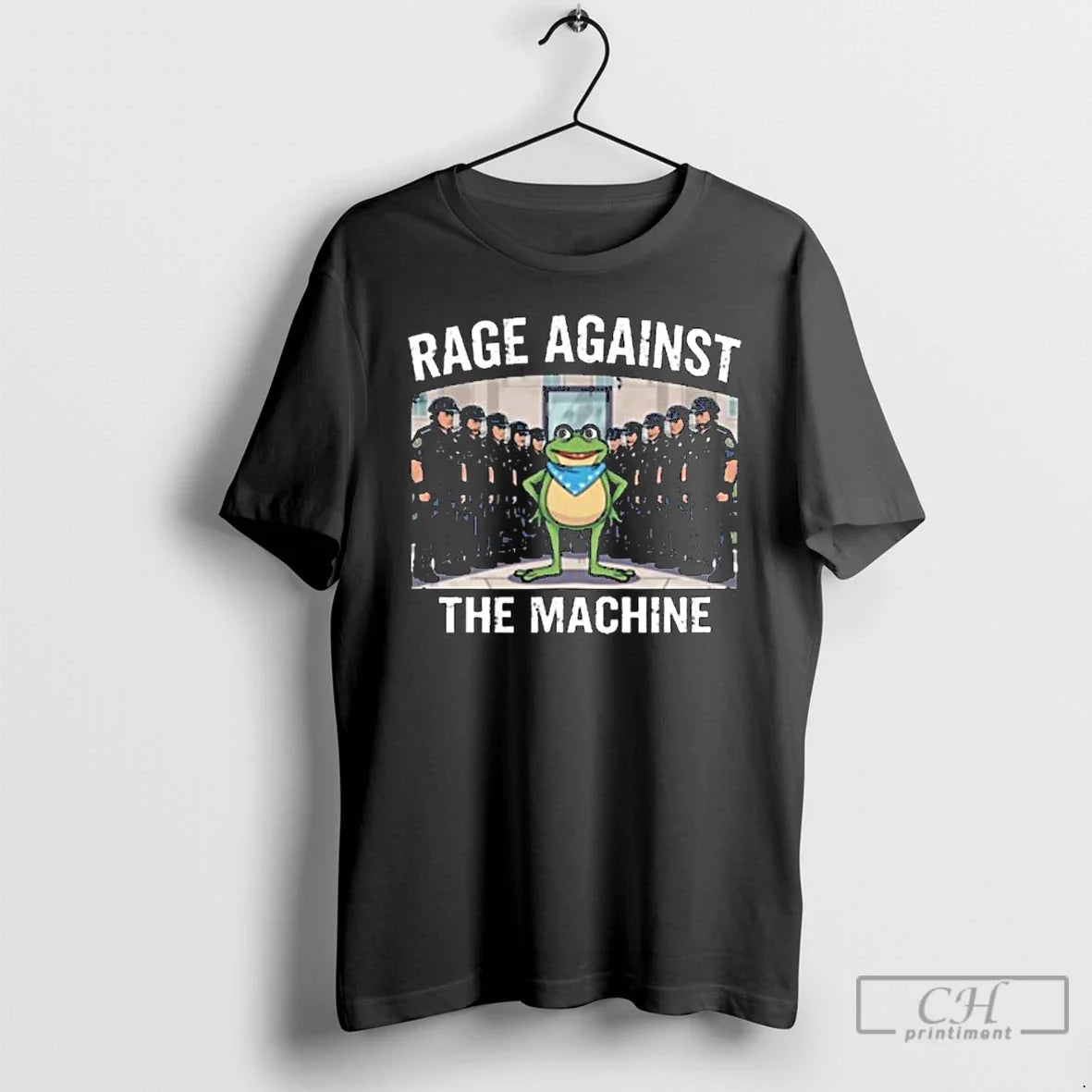 Classic Portland Frog Protest Anti Ice Anti Fascism Anti Trump Long Sleve T Shirts