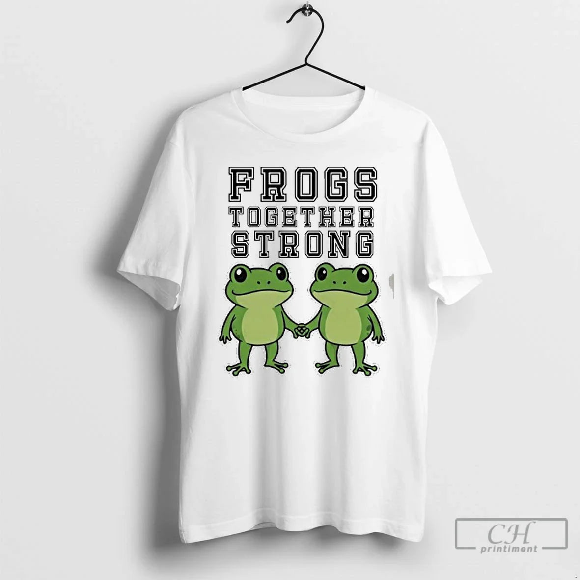 Classic Portland Frogs Together Strong T Shirts