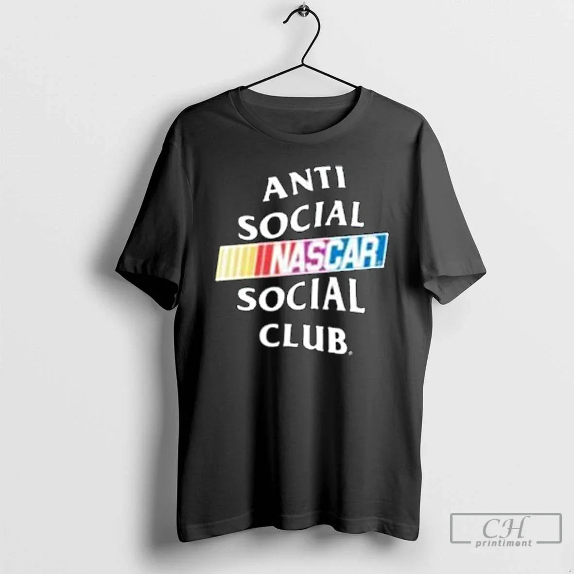 Classic Store Anti Social Social Club X Nascar Black Games Shit Long Sleve T Shirts