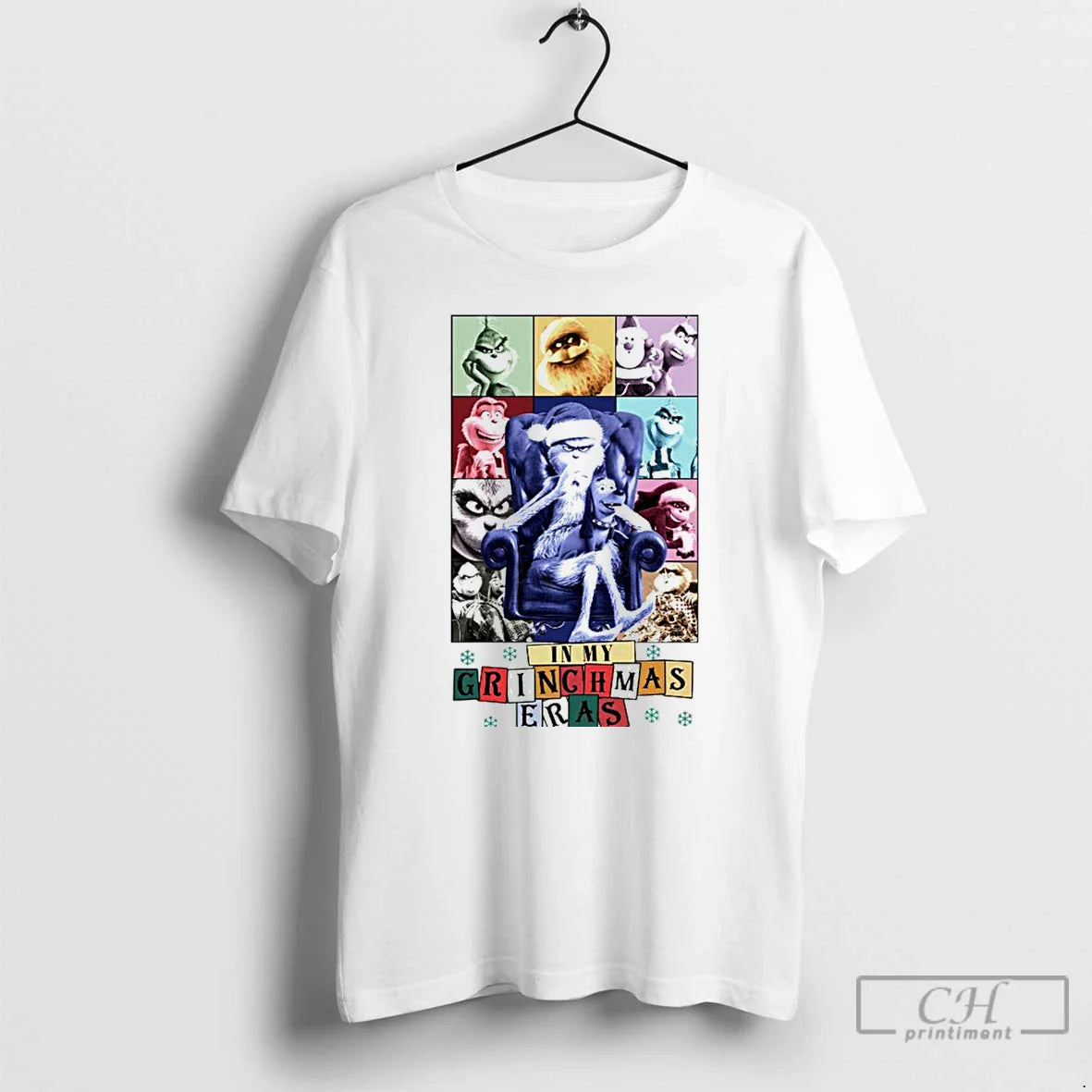 Classic The Grinch In My Grinchmas Eras White T Shirts