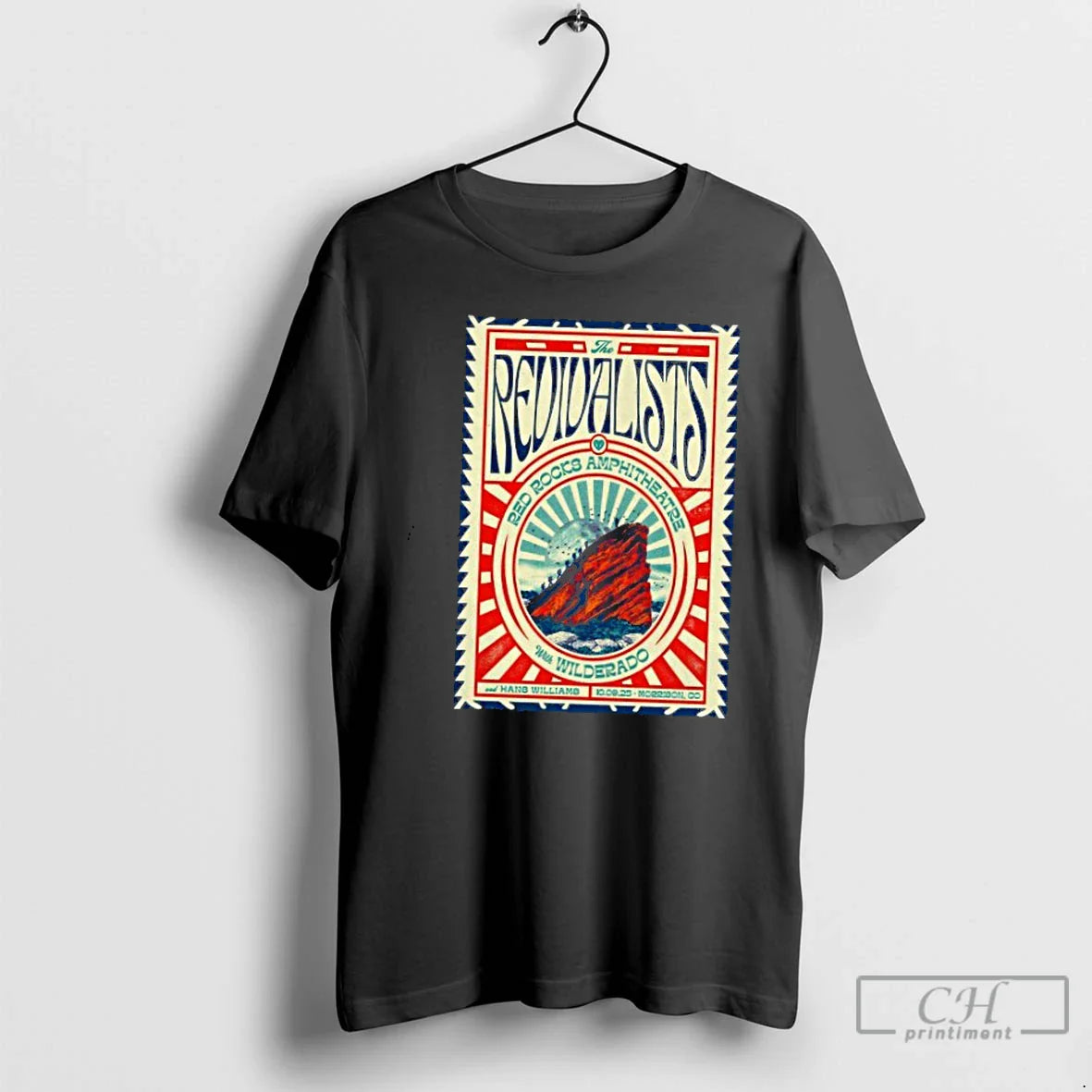 Classic The Revivalists October 9 2025 Red Rocks Amphitheatre In Morrison Co T Shirts