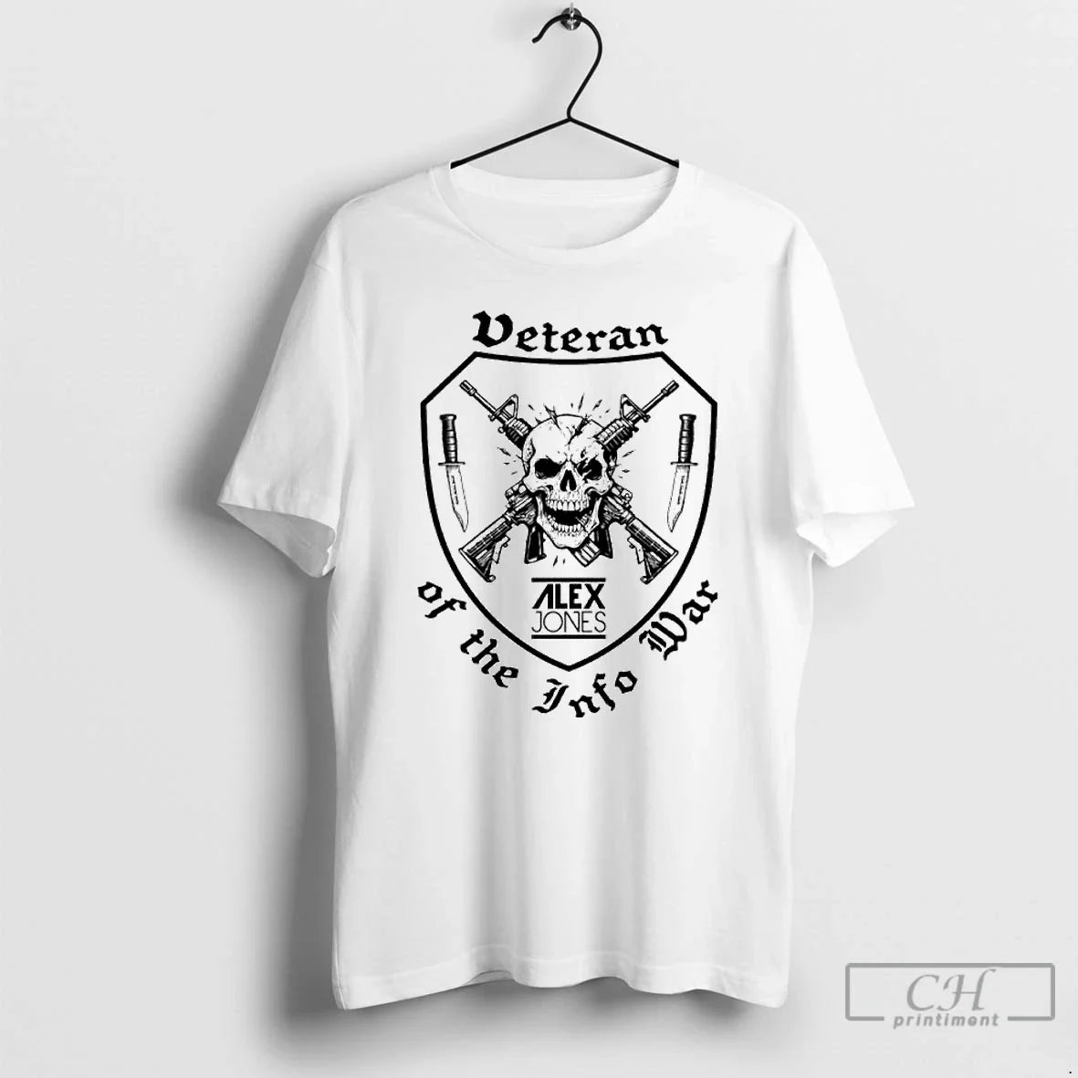 Classic Veteran Of The Infowar Skull Ornaments T Shirts