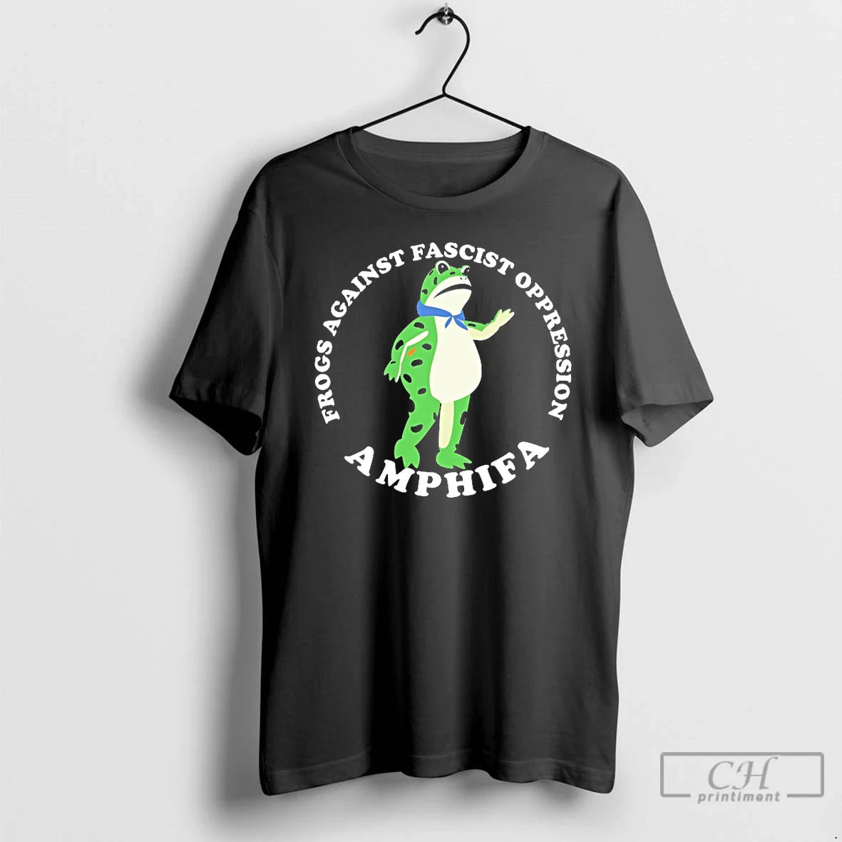 Classic Frogs Against Fascism Oppression Amphifa T Shirts